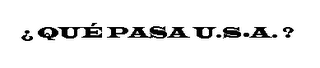 QUE PASA U.S.A. logo