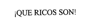 QUE RICOS SON logo