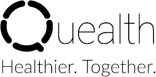 QUEALTH HEALTHIER. TOGETHER. logo