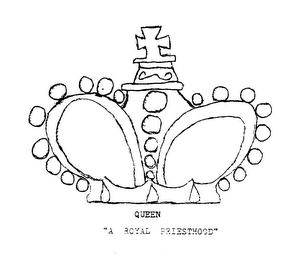 QUEEN "A ROYAL PRIESTHOOD" logo