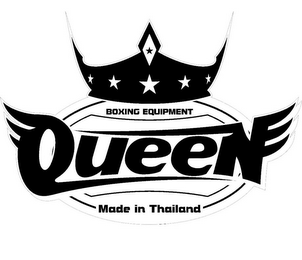 QUEEN BOXING EQUIPMENT MADE IN THAILAND logo