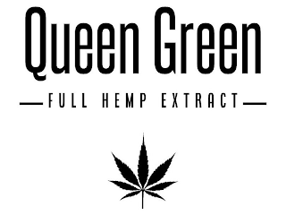 QUEEN GREEN FULL HEMP EXTRACT logo