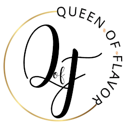 QUEEN OF FLAVOR Q OF F logo