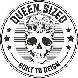 QUEEN SIZED BUILT TO REIGN logo