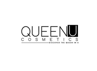 QUEEN U COSMETICS DISCOVER THE QUEEN IN U logo