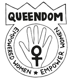 QUEENDOM EMPOWERED WOMEN EMPOWER WOMEN logo