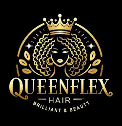QUEENFLEX HAIR BRILLIANT & BEAUTY logo