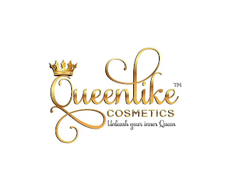 QUEENLIKE COSMETICS UNLEASH YOUR INNER QUEEN logo