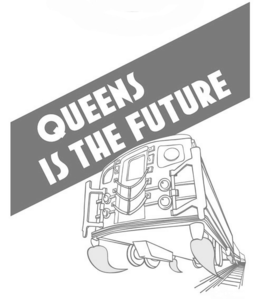 QUEENS IS THE FUTURE logo