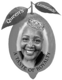 QUEEN'S LEMONADE A TASTE OF ROYALTY logo