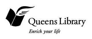 QUEENS LIBRARY ENRICH YOUR LIFE logo