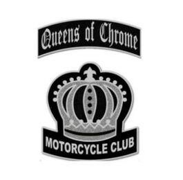QUEENS OF CHROME MOTORCYCLE CLUB logo