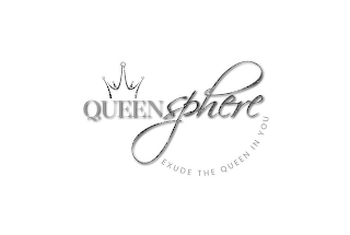 QUEENSPHERE EXUDE THE QUEEN IN YOU logo
