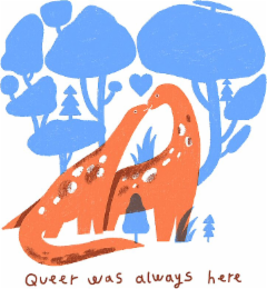 QUEER WAS ALWAYS HERE logo