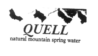 QUELL NATURAL MOUNTAIN SPRING WATER logo