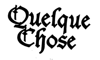 QUELQUE CHOSE logo