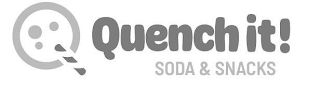 QUENCH IT! SODA & SNACKS logo