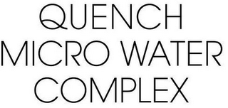 QUENCH MICRO WATER COMPLEX logo