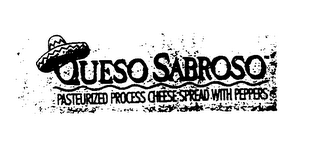 QUESO SABROSO PASTEURIZED PROCESS CHEESE SPREAD WITH PEPPERS logo