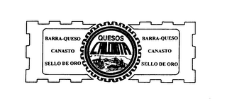 QUESOS CHILCHOTA BARRA QUESO CANASTO SELLO DE ORO logo