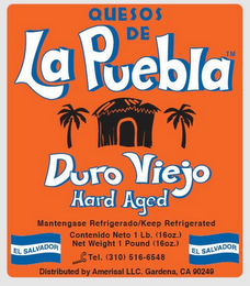 QUESOS DE LA PUEBLA DURO VIEJO HARD AGED logo