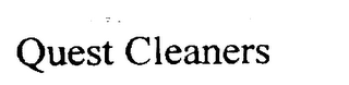 QUEST CLEANERS logo