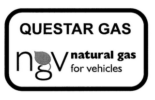 QUESTAR GAS NGV NATURAL GAS FOR VEHICLES logo