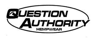QUESTION AUTHORITY HEMPWEAR logo