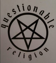 QUESTIONABLE RELIGION logo