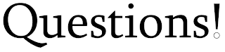 QUESTIONS! logo