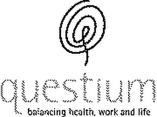 QUESTIUM BALANCING HEALTH, WORK AND LIFE logo