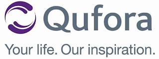 QUFORA YOUR LIFE. OUR INSPIRATION. logo