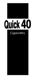 QUICK 40 CIGARETTES logo