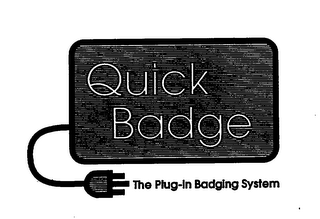 QUICK BADGE THE PLUG-IN BADGING SYSTEM logo