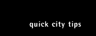 QUICK CITY TIPS logo