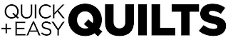 QUICK + EASY QUILTS logo