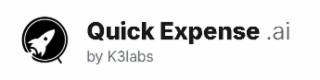 QUICK EXPENSE .AI BY K3LABS logo
