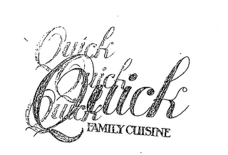 QUICK FAMILY CUISINE logo