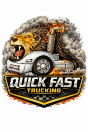 QUICK FAST TRUCKING logo