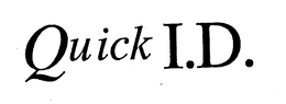 QUICK I.D. logo