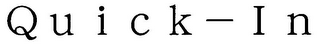 QUICK-IN logo