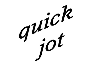 QUICK JOT logo