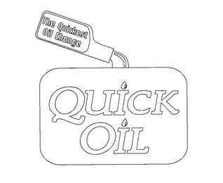 QUICK OIL THE QUICKEST OIL CHANGE logo
