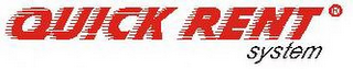 QUICK RENT SYSTEM logo