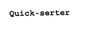 QUICK-SERTER logo