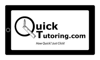 QUICK TUTORING.COM HOW QUICK? JUST CLICK! logo