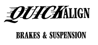 QUICKALIGN BRAKES & SUSPENSION logo