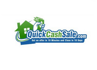 QUICKCASHSALE.COM GET AN OFFER IN 10 MINUTES AND CLOSE IN 10 DAYS logo