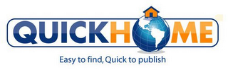 QUICKHOME EASY TO FIND, QUICK TO PUBLISH logo