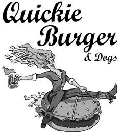 QUICKIE BURGER & DOGS logo